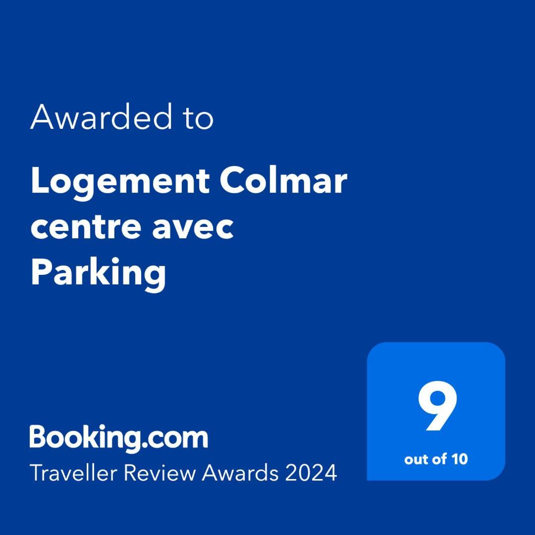 Logement Colmar Centre Avec Parking Exterior foto