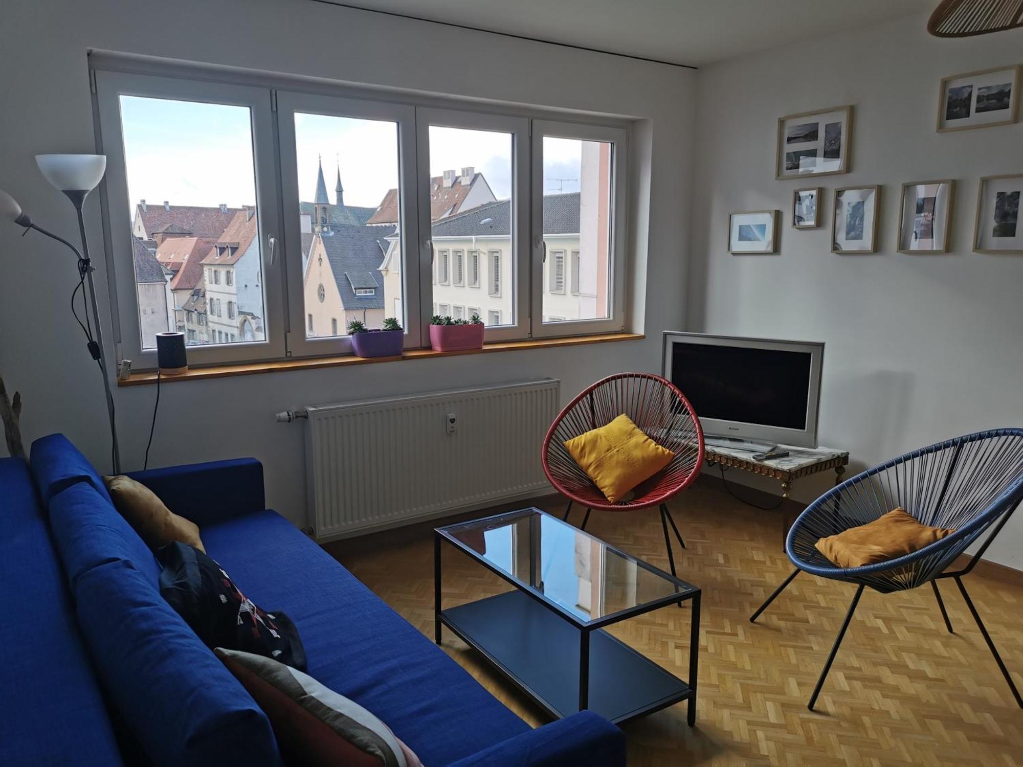 Logement Colmar Centre Avec Parking Exterior foto